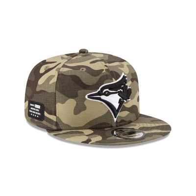 Toronto Blue Jays Gorra | New Era MLB Armed Forces Weekend 9fifty Snapback Cap Mexico - Verdes